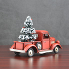圣诞创意礼品 复古卡车模型收藏金属工艺品简约家居软装摆件
