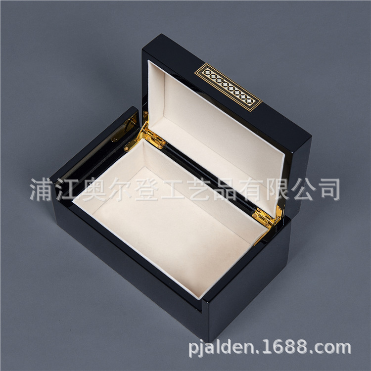 Customized jewelry packaging boxes, gift boxes wholesale, rectangular wooden box packaging, custom-made wooden gift boxes details Picture