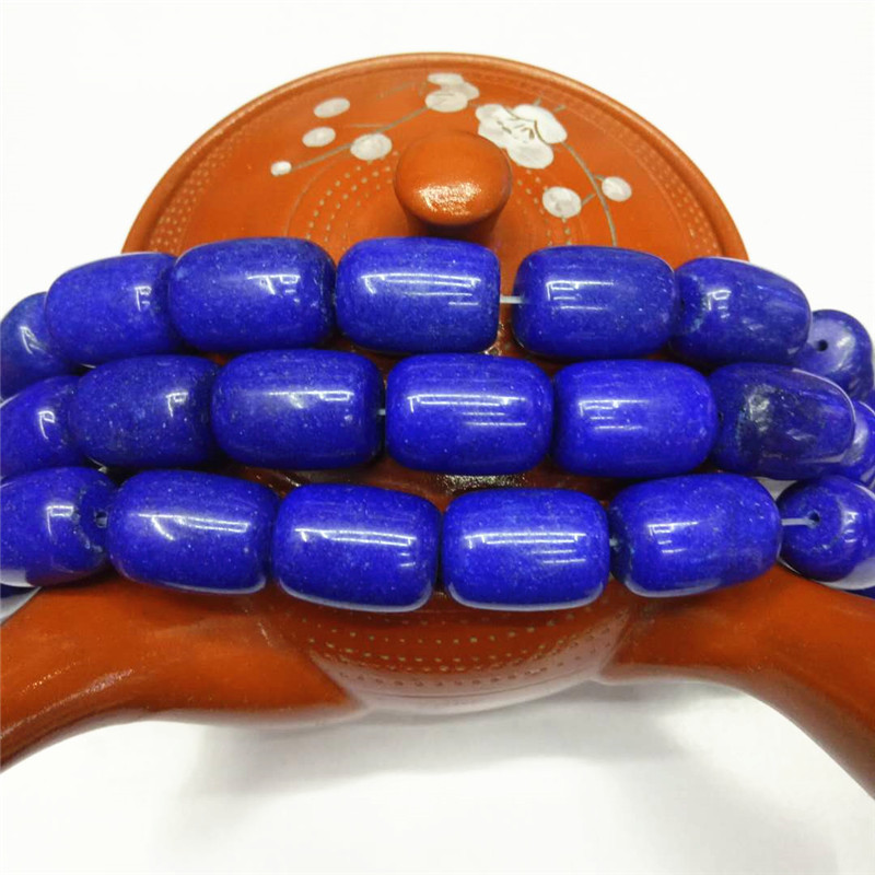 Factory direct sales of lapis lazuli bucket beads, loose beads, semi-finished products wholesale, DIY string beads, drum beads, jewelry matching beads, best-selling products Application Scenario