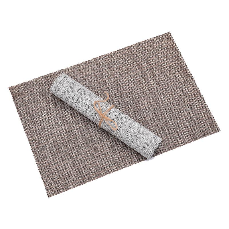 2020外贸特斯林餐垫PVC环保西餐垫用餐隔热垫定制餐垫 跨境批发白底实物图