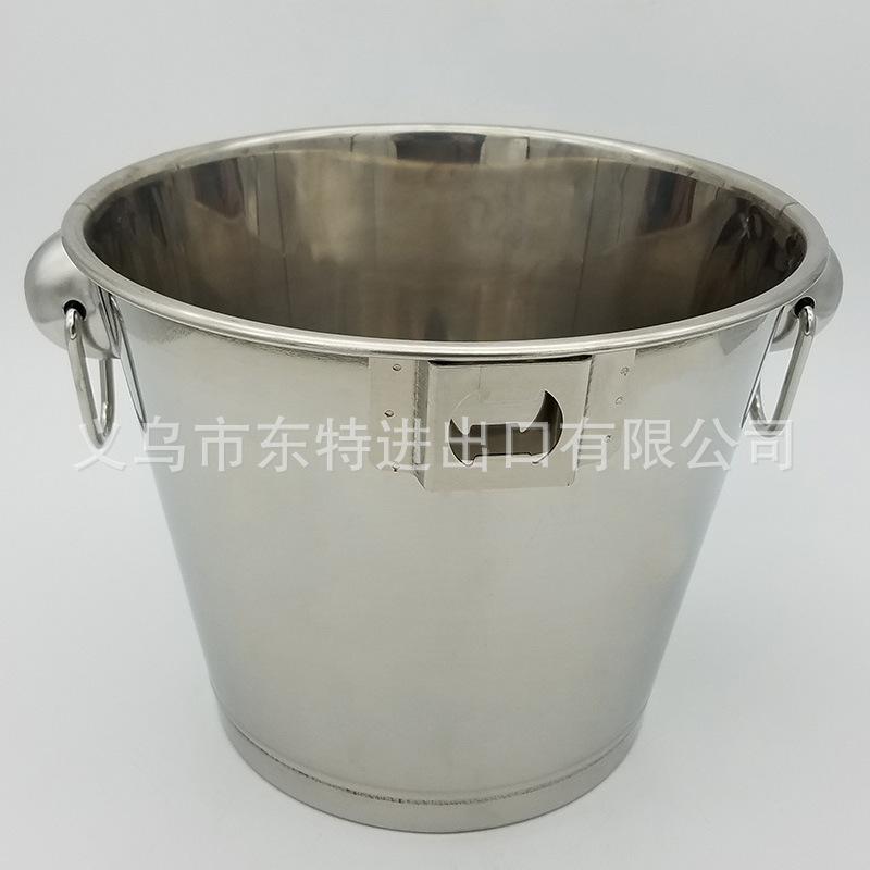 厂家直销冰桶不锈钢香槟桶酒吧ktv餐厅啤酒桶带开瓶器冰桶