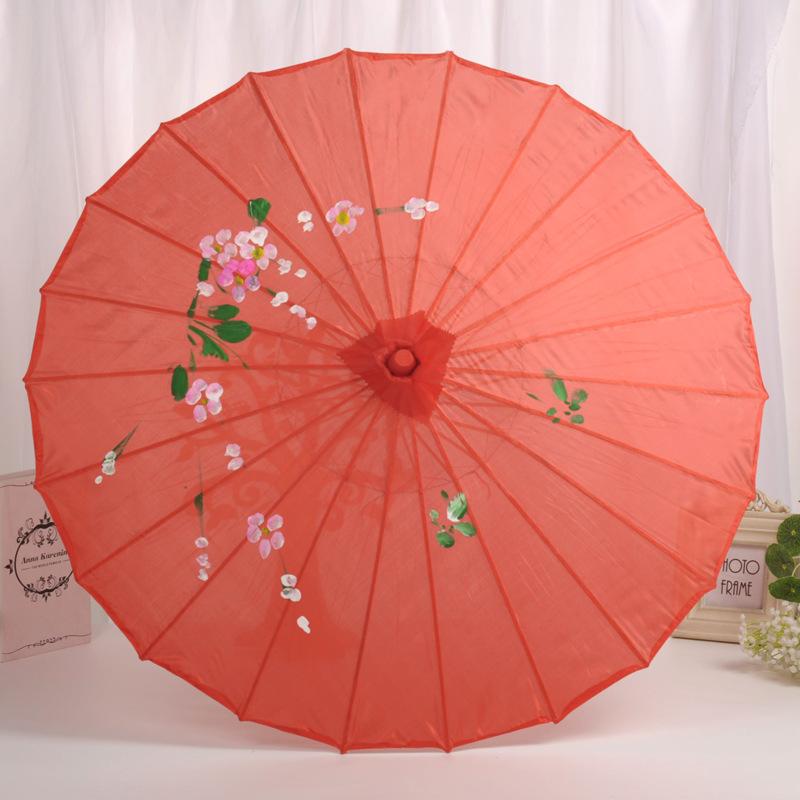 Wedding products, wedding products, wedding products, wedding products, wedding products, creative oil-paper umbrellas, silk cloth wooden handle umbrellas, Chinese-style ceiling decorative umbrellas, retro stage cheongsam performance craft umbrellas undefined