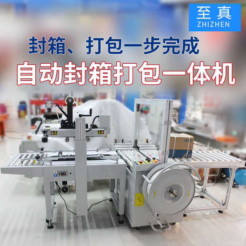 Zhizhen brand fully automatic tape top and bottom sealing machine, packaging integrated machine, automated assembly line, fully automatic packaging machine Specification image