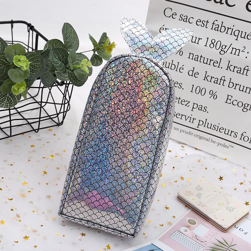 Mermaid "، وهي مجموعة خلاقة من الأقلام ذات الذيل، حقيبة حقيبة مكياج من أجل اللوازم المدرسية Specification image