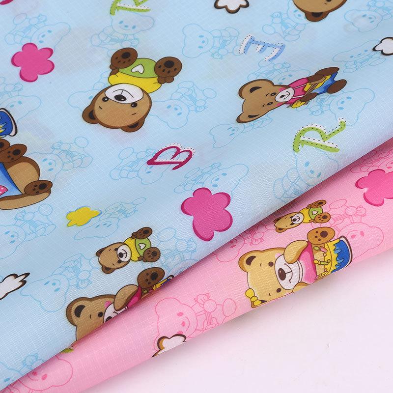 Three-section printed pollen leopard print Oxford fabric elastic and wear-resistant backpack handbag, Oxford fabric in stock Specification image