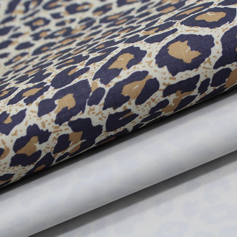 Factory direct sales of PVC waterproof printed three-section plain weave fabric wholesale polyester printed three-section bag fabric details Picture