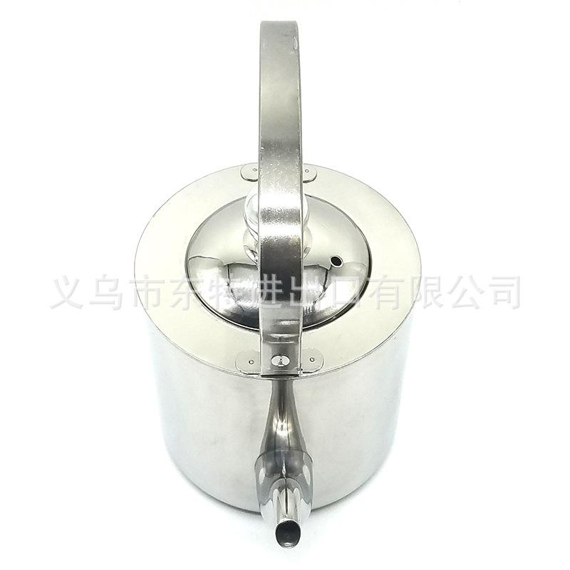 Factory direct sales of stainless steel water kettles, straight cylinder single-handle kettles with spouts, thickened high-end kettles, vertical vertical Youle kettles Specification image