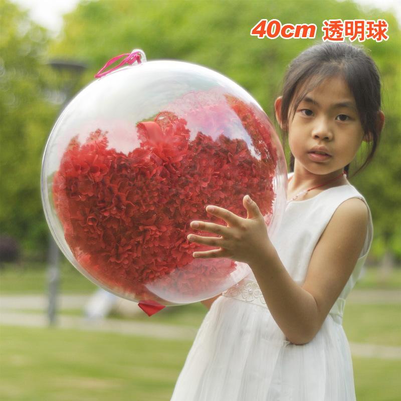 高透明圣诞球空心塑料圆球PS食品级环保糖果盒装饰用品永生花吊球详情图19