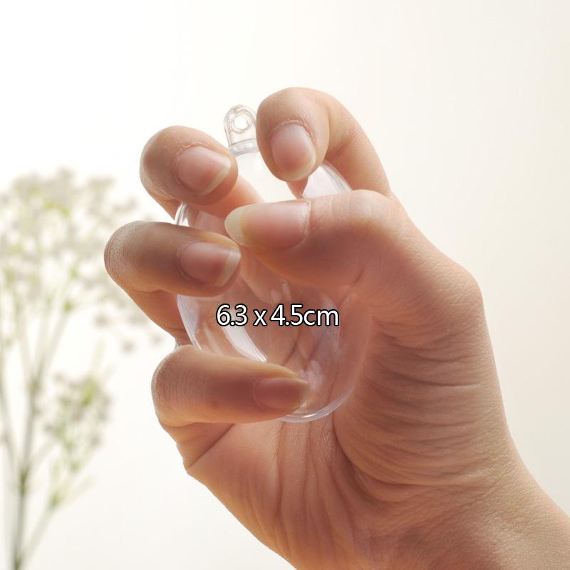 高透明圣诞球空心塑料圆球PS食品级环保糖果盒装饰用品永生花吊球详情图13