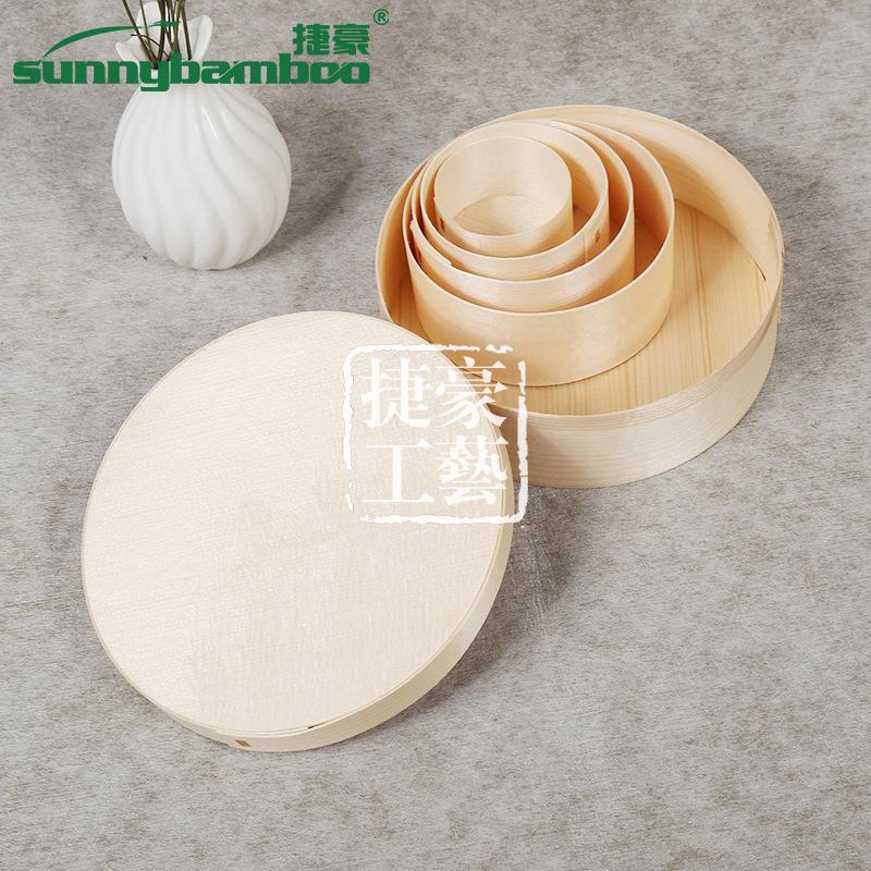 Hot-selling wholesale cork skin food box set, round multi-functional chocolate universal bark box, customizable Specification image