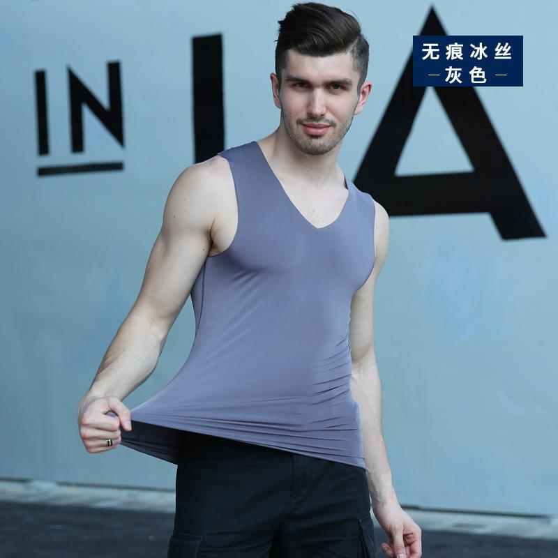 男士背心实物图