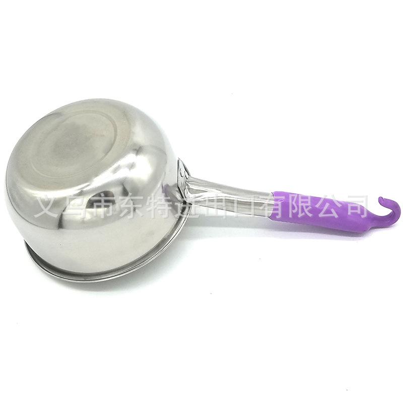 Factory direct sales of stainless steel water spoons, thickened water ladles, long-handled water ladles, porridge and soup ladles, long-handled soy milk ladles, soup shells, kitchenware details Picture