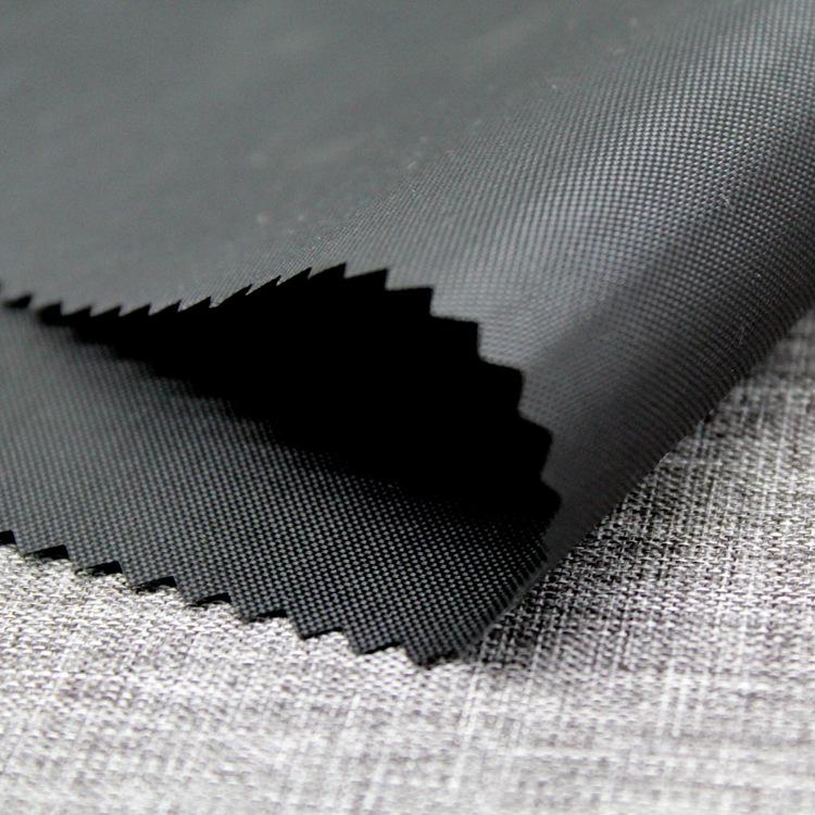 210D Oxford fabric 13*17/13*21/15*23 in stock black polyester lining for luggage PA finished fabric Specification image
