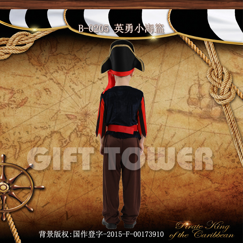 Halloween costume stage performance Costume B-0207 Noble Little Baron Role-playing costume Item Picture