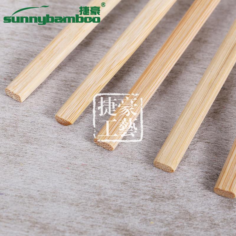 Disposable multi-purpose flat skewers, fruit skewers, barbecue skewers, spicy hot pot skewers, original color high-quality bamboo skewers, convenient kitchen skewers details Picture