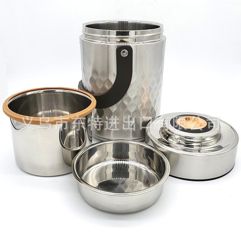 Factory direct sales of stainless steel lunch boxes, vacuum insulated pot, multi-layer sealed lunch boxes, lunch bento boxes, high-end gifts Item Picture