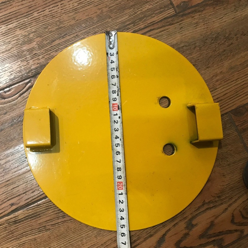 Factory direct sales of car locks, anti-theft three-fork wheel locks, parking lot tire locks with discs, car locks wholesale Item Picture