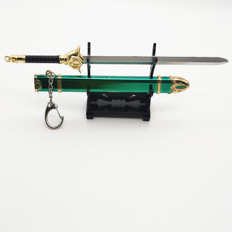 Wholesale factory of new and popular foreign trade sword and knife handicrafts, producing metal hanging ornaments and exquisite bow and arrow decorations wholesale details Picture