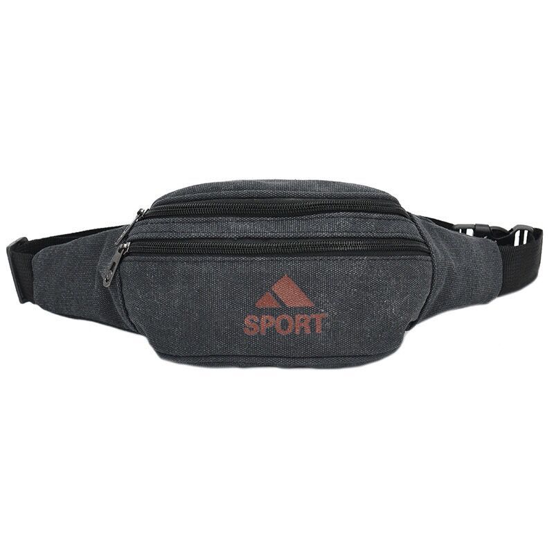 Manufacturers Wholesale Multi-Functional Outdoor Sports Close-Fitting Men's And Women's Canvas Fanny Pack Running Cycling Wear-Resistant Purse Application Scenario