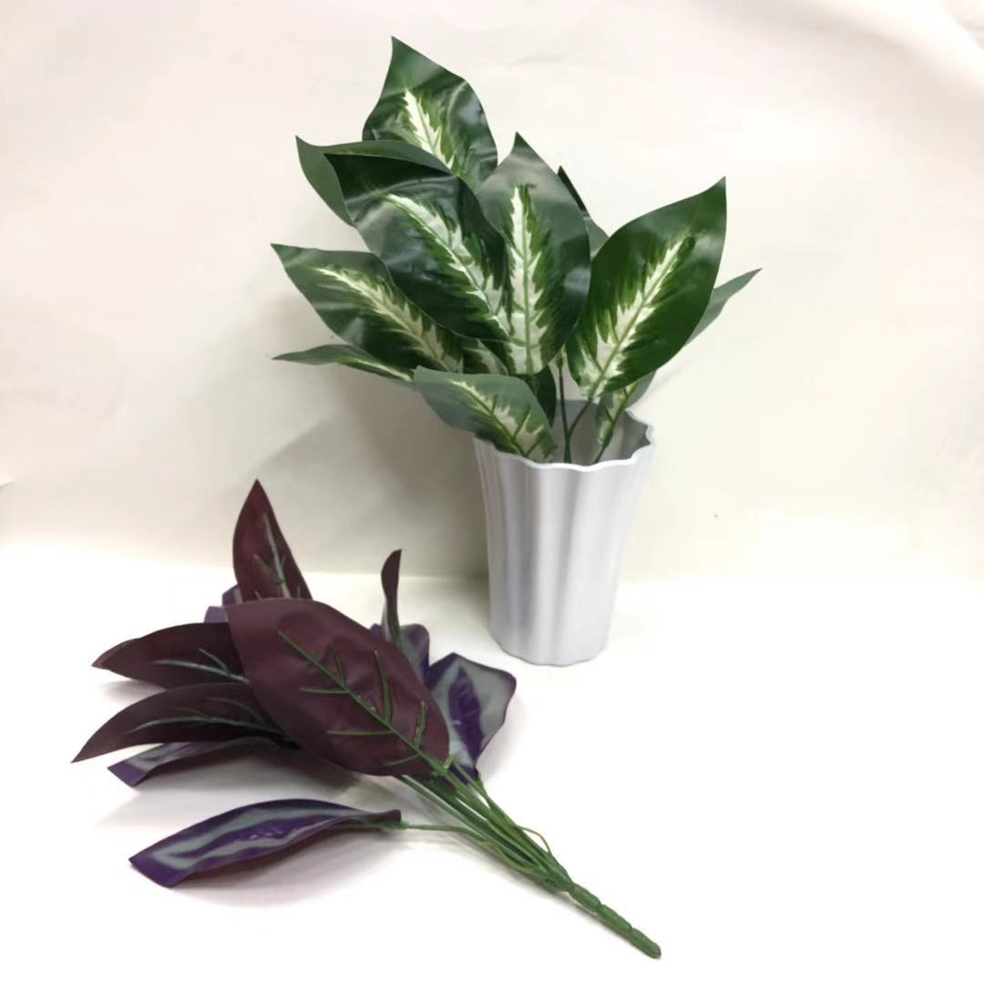 Simulated bird's nest fern, magnolia leaf, simulated plant wall accessories, DIW small bonsai, green plants, hand-felt leaves, Brazilian wood Application Scenario