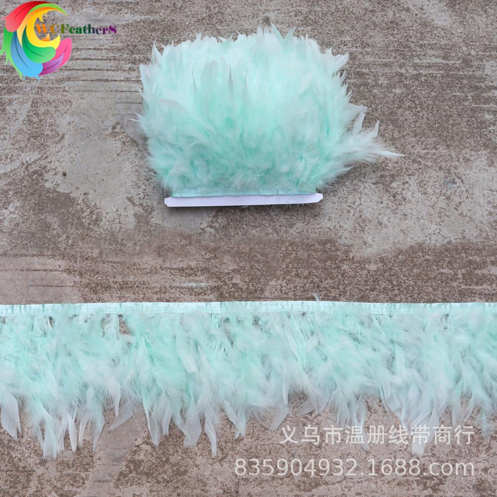 温册羽毛热卖火片布边创意多色火片布边演出服装辅料车载娃娃装饰详情图16