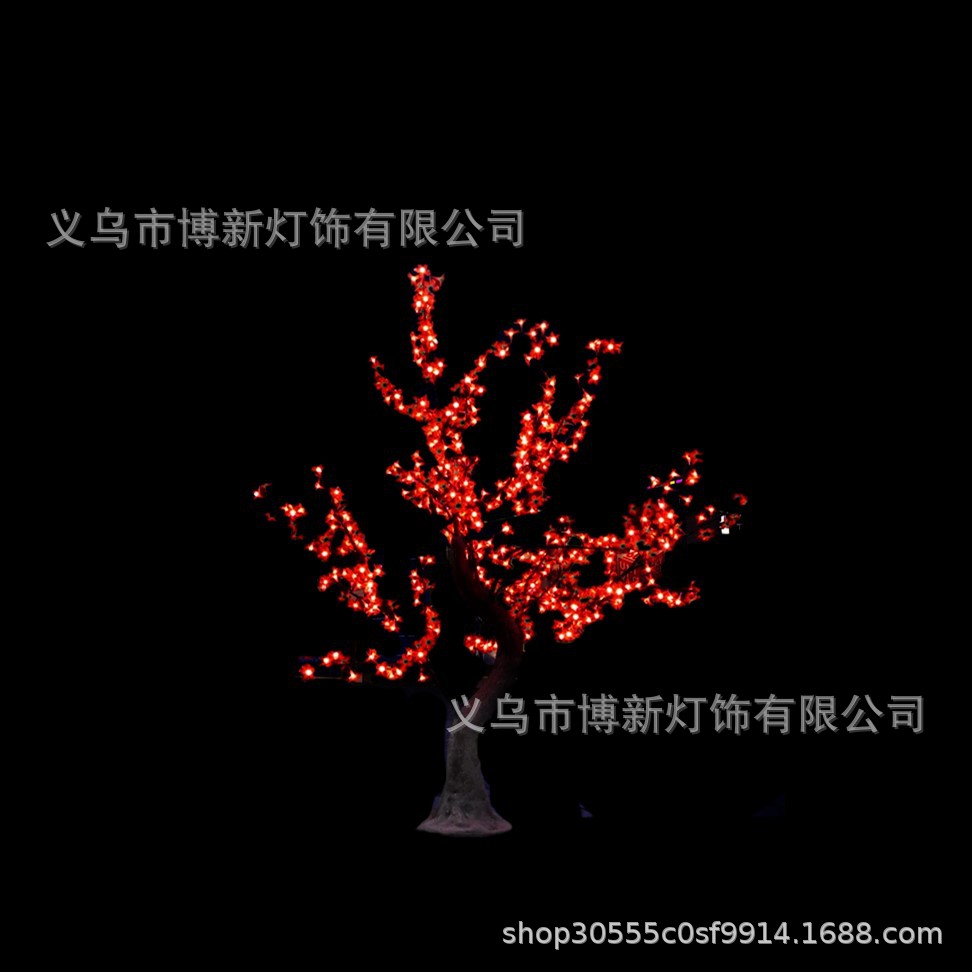 Cross-border supply LED simulation tree lights, waterproof outdoor courtyard park landscape decorative tree lights, direct supply from the manufacturer Specification image