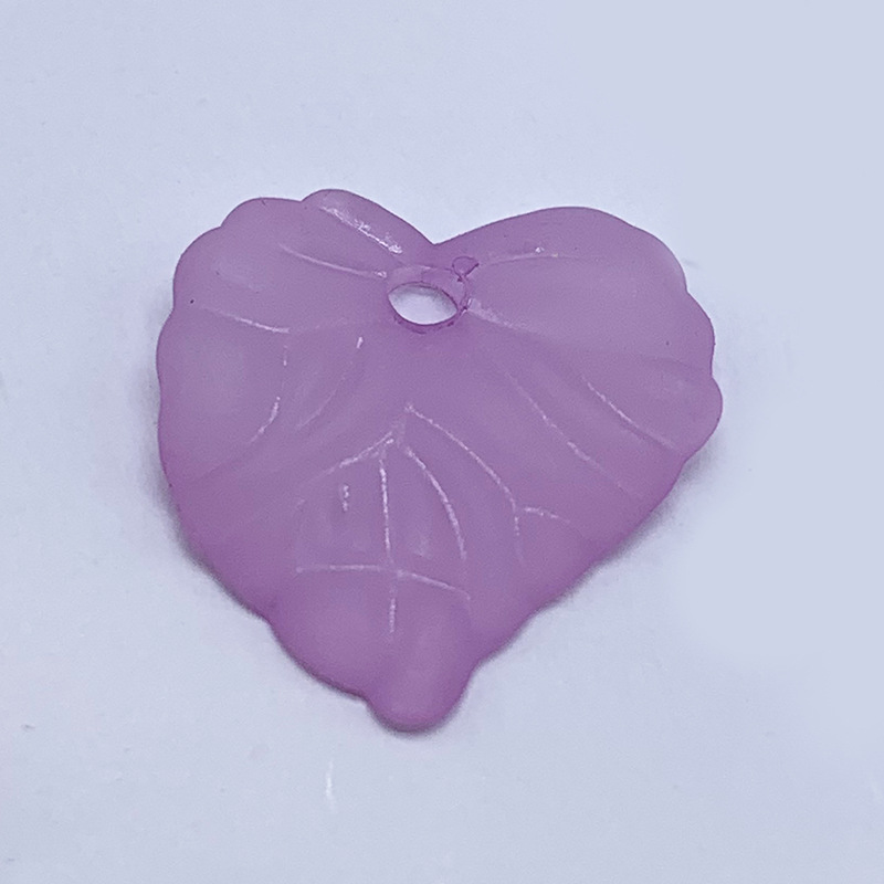 亚克力串珠材料吊孔小树叶 diy手工制作耳环发饰配饰饰品配件批发详情图11