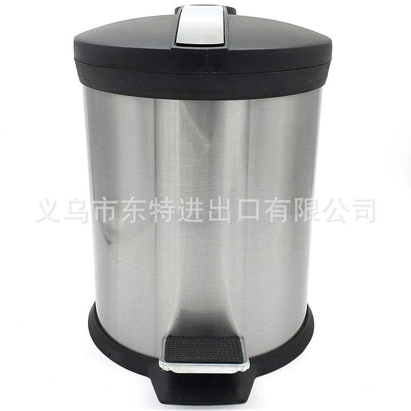 厂家直销不锈钢垃圾桶室内纸篓脚踏垃圾桶磨砂430分类垃圾桶