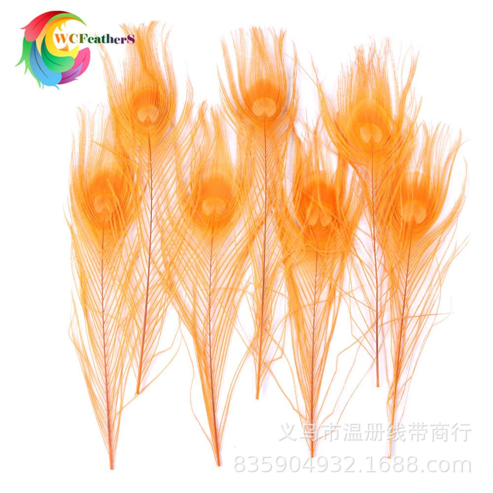 温册厂家直销天然孔雀羽毛DIY家居花瓶装饰婚庆道具新娘胸花材料详情图20