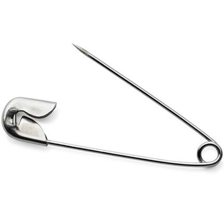 Manufacturers Direct Brooch Shawl Buckle Safety Pin Stainless Steel Breastplate Buckle Pin Size Complete Spot Wholesale Item Picture