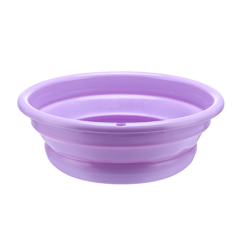 Portable Japanese basin, folding and thickening, large, medium and small washbasin, household laundry basin, travel laundry basin, children's plastic basin undefined
