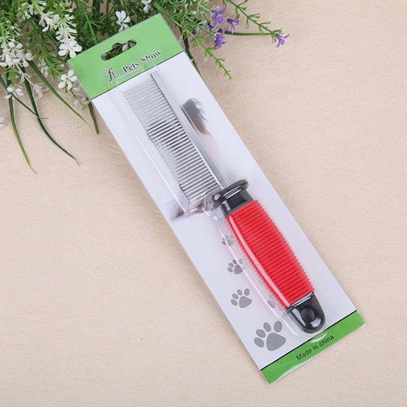 Pet supplies Pet supplies Fengpei pet supplies manufacturers direct stainless steel non-slip pet comb clean beauty dog brush wholesale details Picture