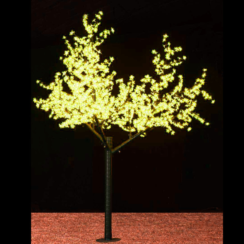 Cross-border supply LED iron rod tree lights, illuminated Bauhinia flower outdoor waterproof courtyard landscape decorative trees, direct supply from the manufacturer Specification image