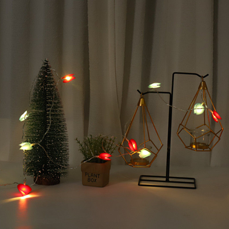 Cross-border light string LED fabric love light string heart light heart heart light battery light room decoration decoration