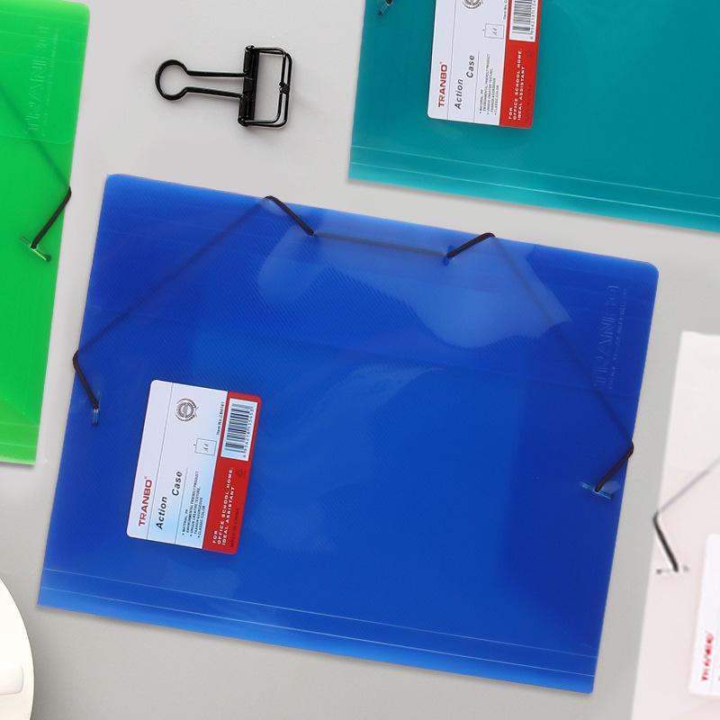 Customized elastic band folders, PP folders, rope bundles, multi-color office folders, and office storage supplies from the manufacturer details Picture