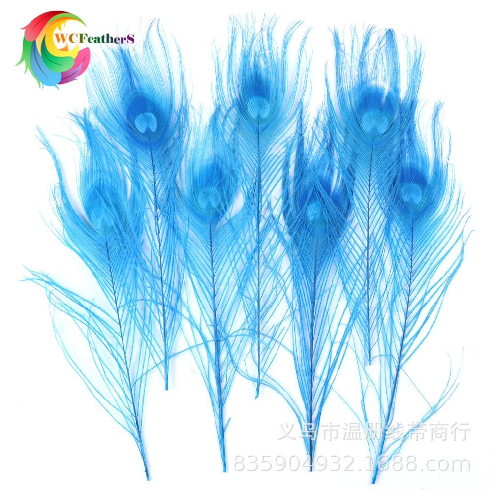 温册厂家直销天然孔雀羽毛DIY家居花瓶装饰婚庆道具新娘胸花材料详情图19