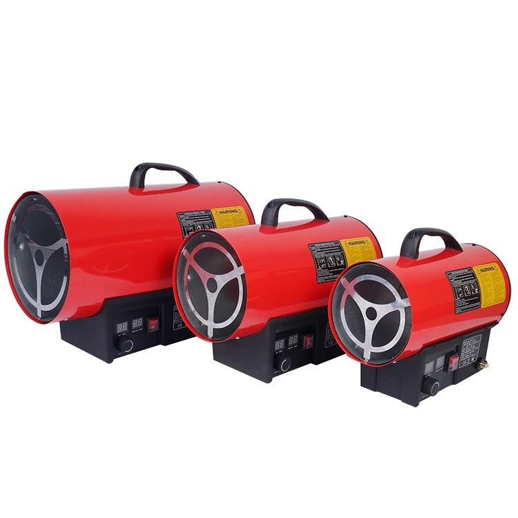 Cross-border foreign trade 35KW high-power gas warm air blower, industrial warm air blower, mobile constant temperature gas heater, liquefied gas warm air blower Application Scenario