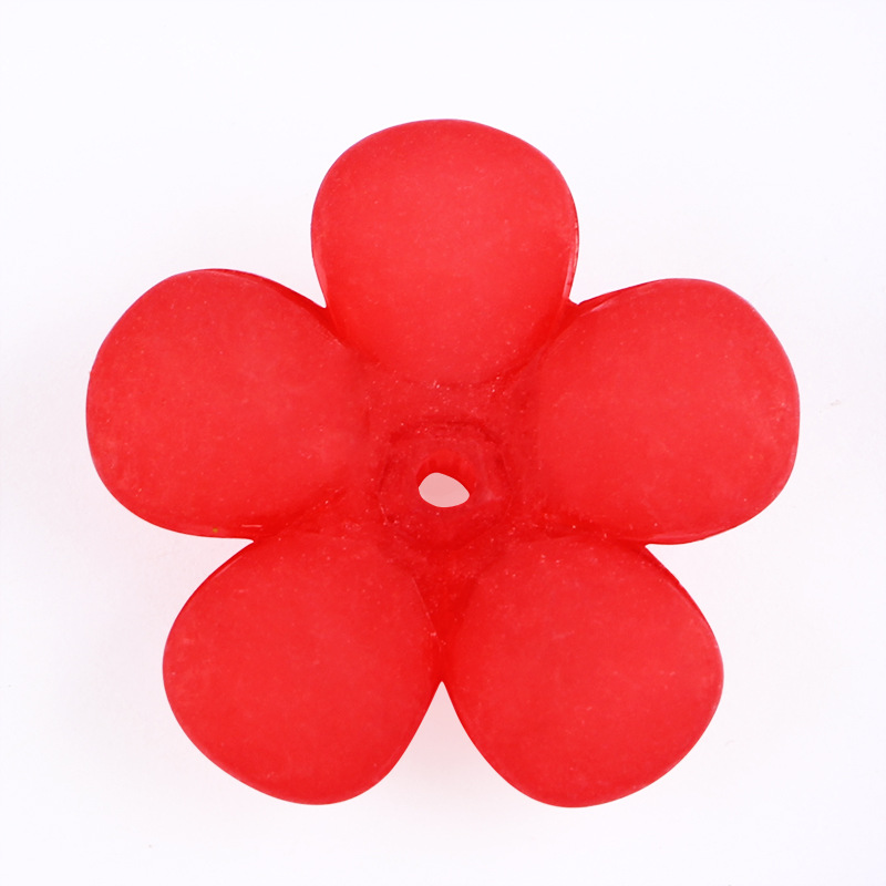 Ancient-style palace flower bridal hair accessories, hairpins, DIY accessories, acrylic frosted flower jelly, white plum blossom beads undefined
