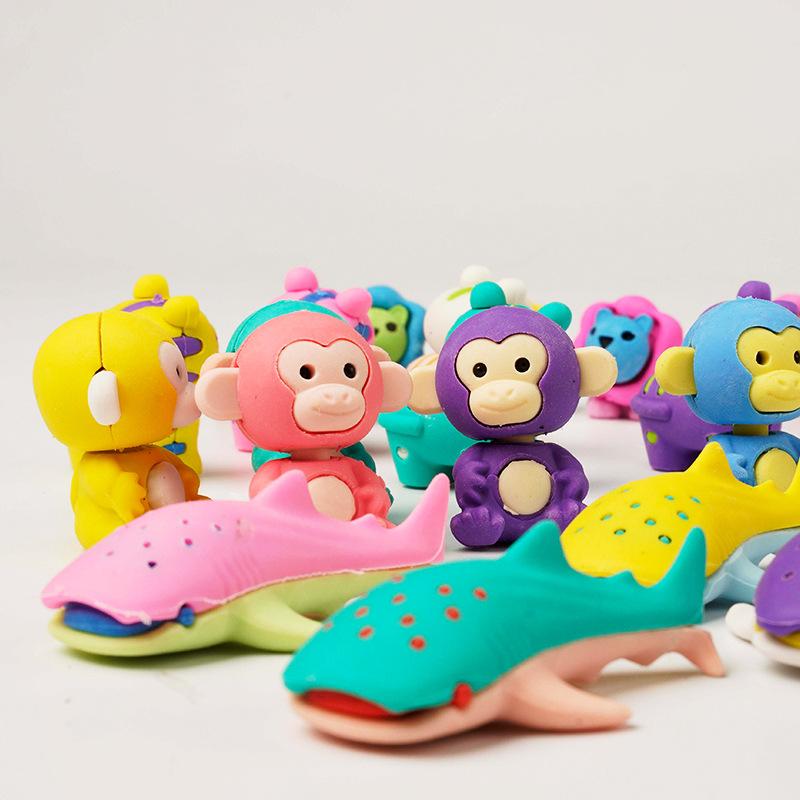 XGD-761 Animal Farm Creative Stationery Cartoon eraser Cute eraser children's prize