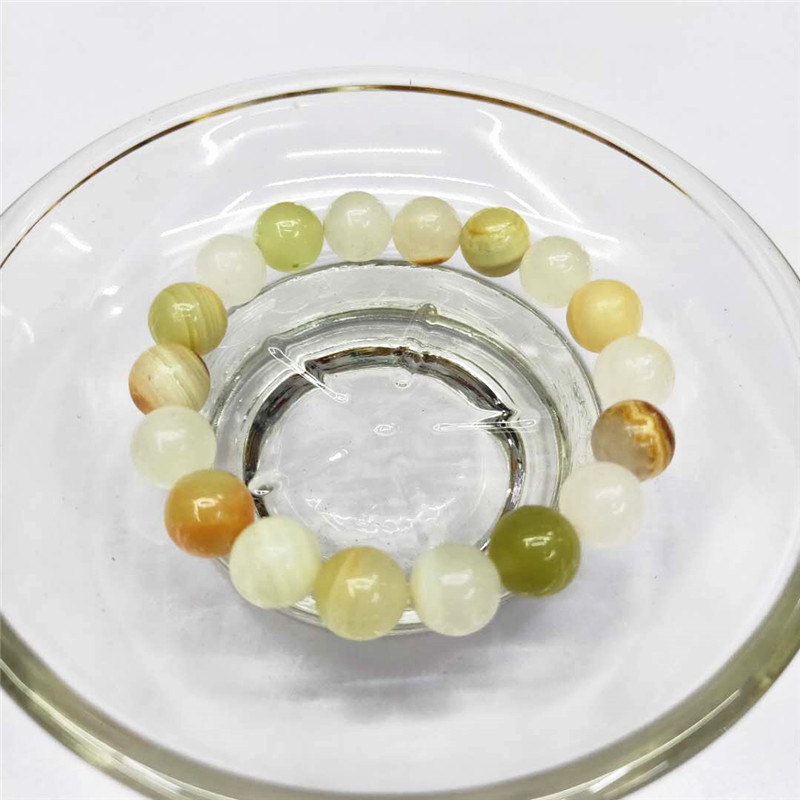 Wholesale of new Afghan blue jade bracelets, DIY beaded blue jade bracelets, natural stone bracelets, factory direct sales undefined