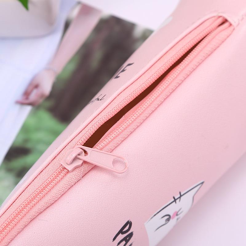 Customizable cute cartoon creative unicorn pen case with pencil sharpener and toothpaste shape, large-capacity storage stationery bag Specification image