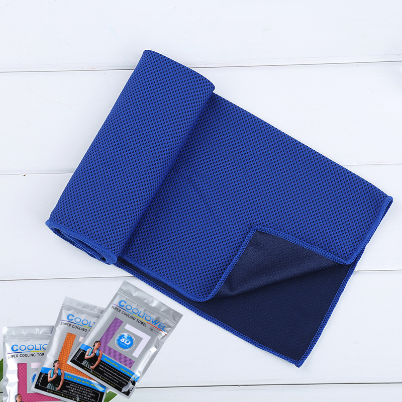 Two-color cold towel ice towel, summer cooling ice towel, quick-drying sports towel, cool towel customized with logo printing undefined