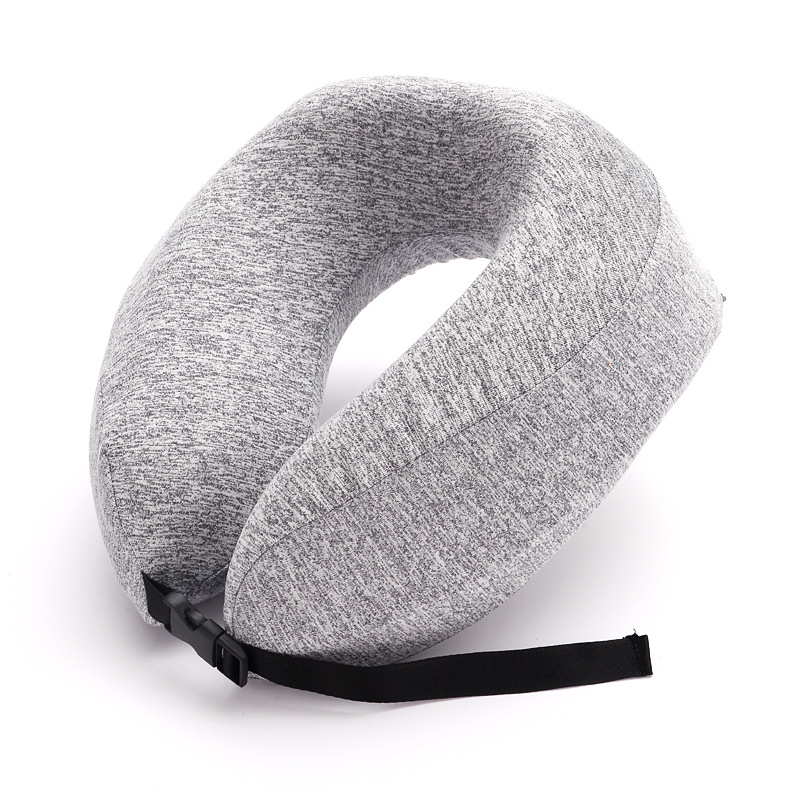 Custom U-Shaped Pillow Memory Cotton Slow Rebound Nap Pillow Neck Support Portable Travel Pillow Neck Creative Neck Pillow Wholesale undefined