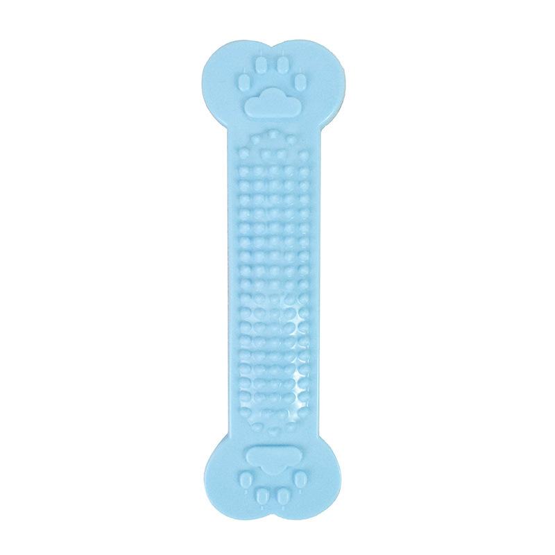 Pet products Macaron flat bone head pet molar bite toy dog educational toy a hair replacement Item Picture