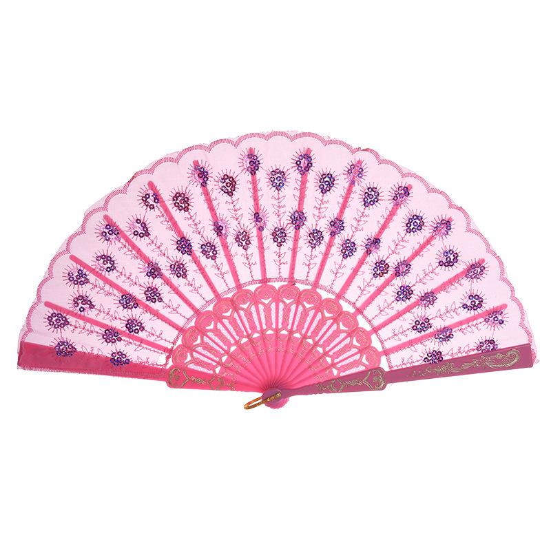 Factory direct supply of ancient-style fans, Chinese-style stage performance folding fans, photography prop fans, home decoration fans undefined