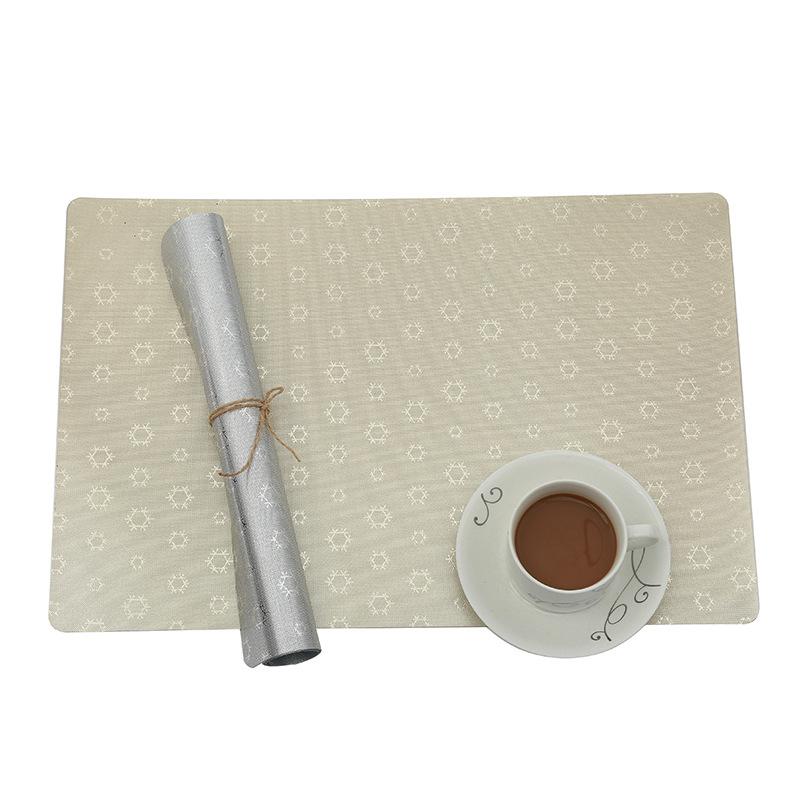 定制pvc西餐垫环保桌垫家居用品 西餐厅防滑隔热桌垫免洗餐具垫产品图
