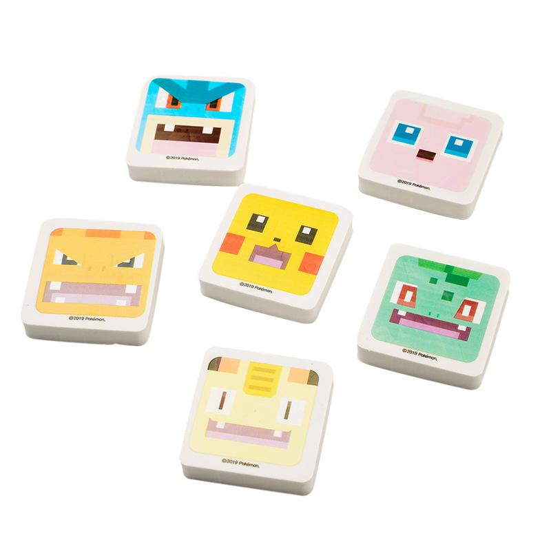 Creative stationery cartoon eraser Cute Pikachu eraser eraser Bonus gift for elementary school students