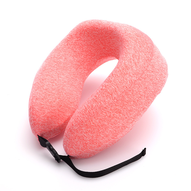 Custom U-Shaped Pillow Memory Cotton Slow Rebound Nap Pillow Neck Support Portable Travel Pillow Neck Creative Neck Pillow Wholesale Specification drawing