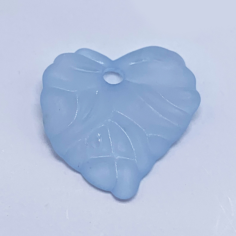亚克力串珠材料吊孔小树叶 diy手工制作耳环发饰配饰饰品配件批发详情图9