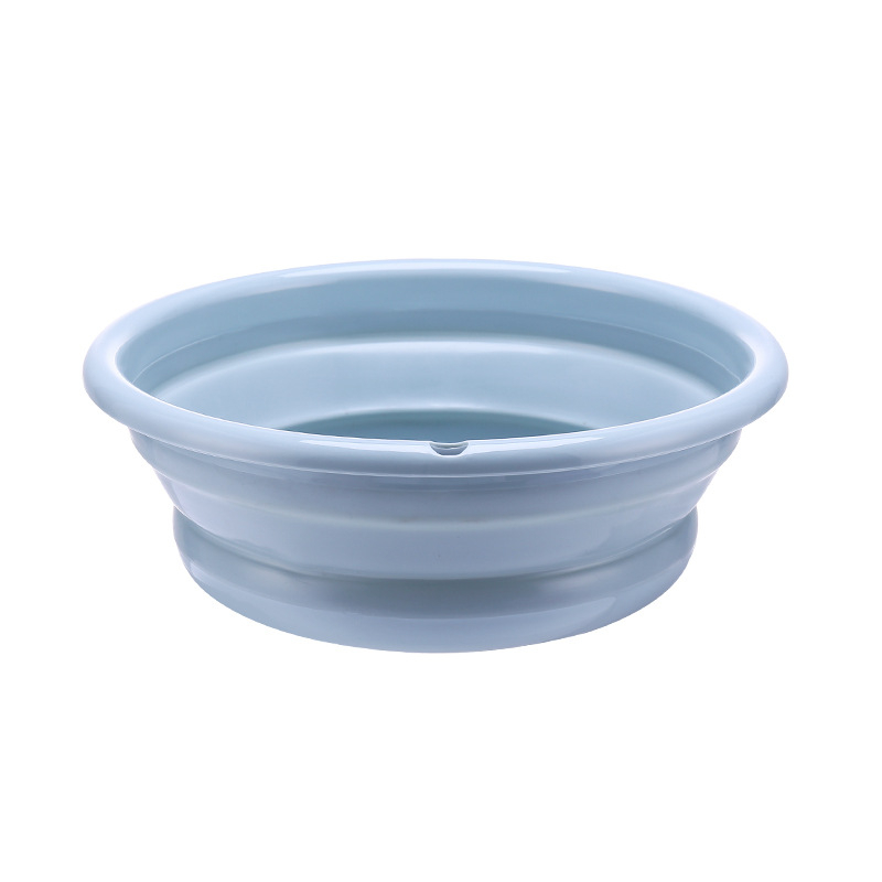 Portable Japanese basin, folding and thickening, large, medium and small washbasin, household laundry basin, travel laundry basin, children's plastic basin undefined